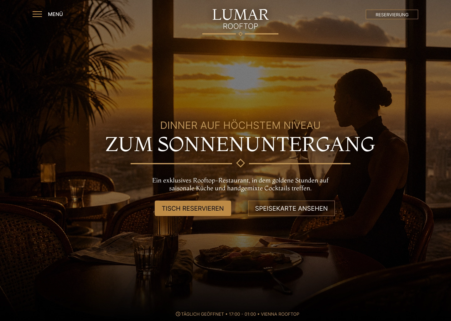 Lumar Rooftopbar Website