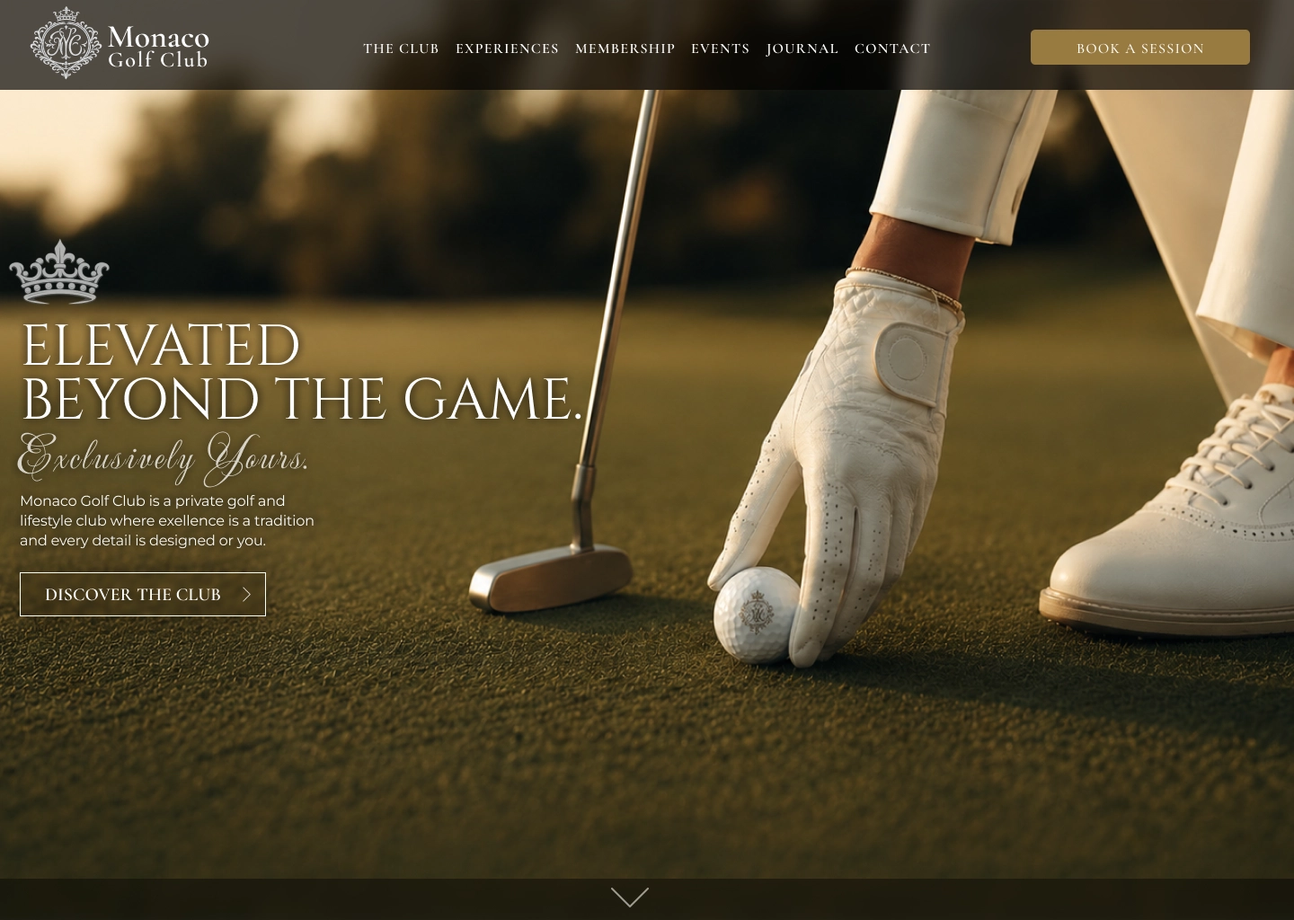 Monaco Golf Club Website