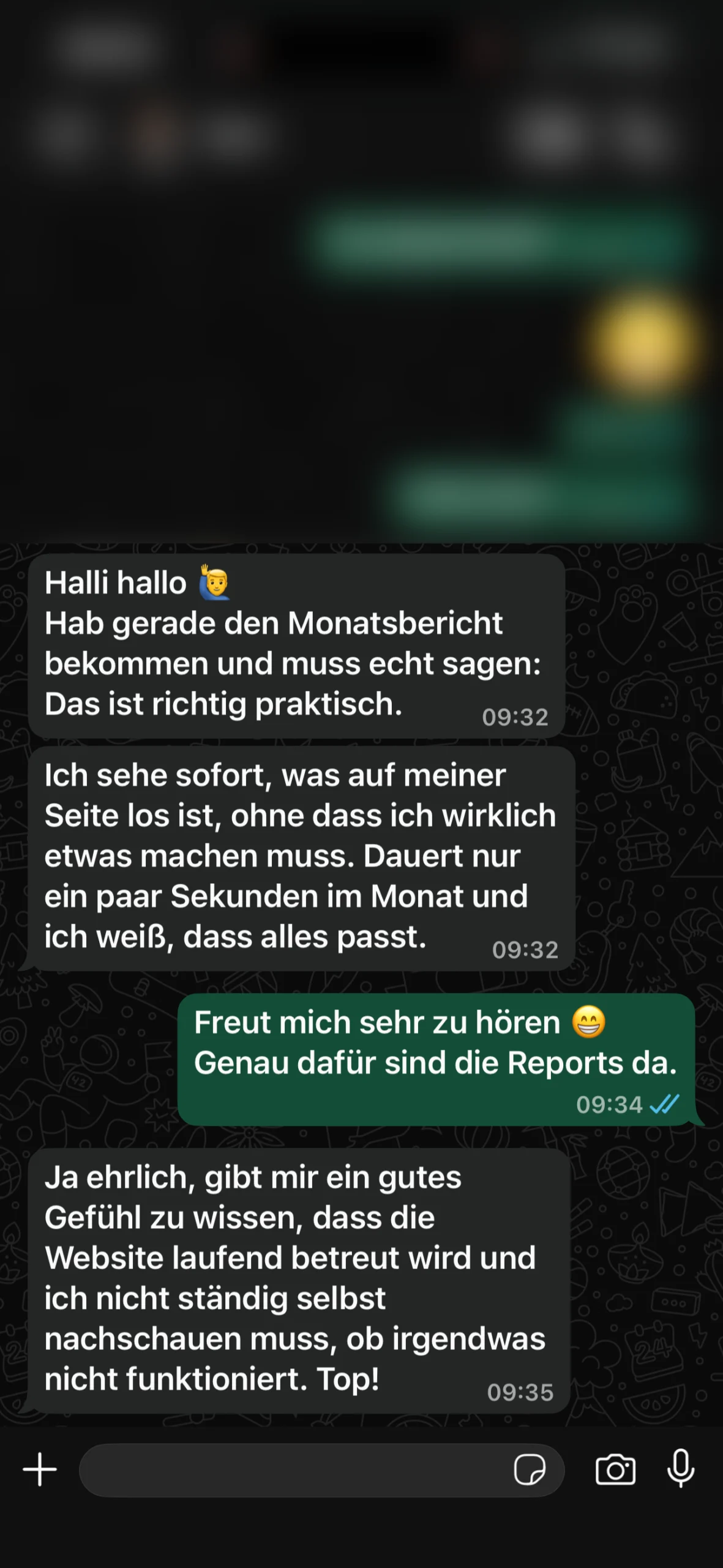 Kundenstimmen über Report