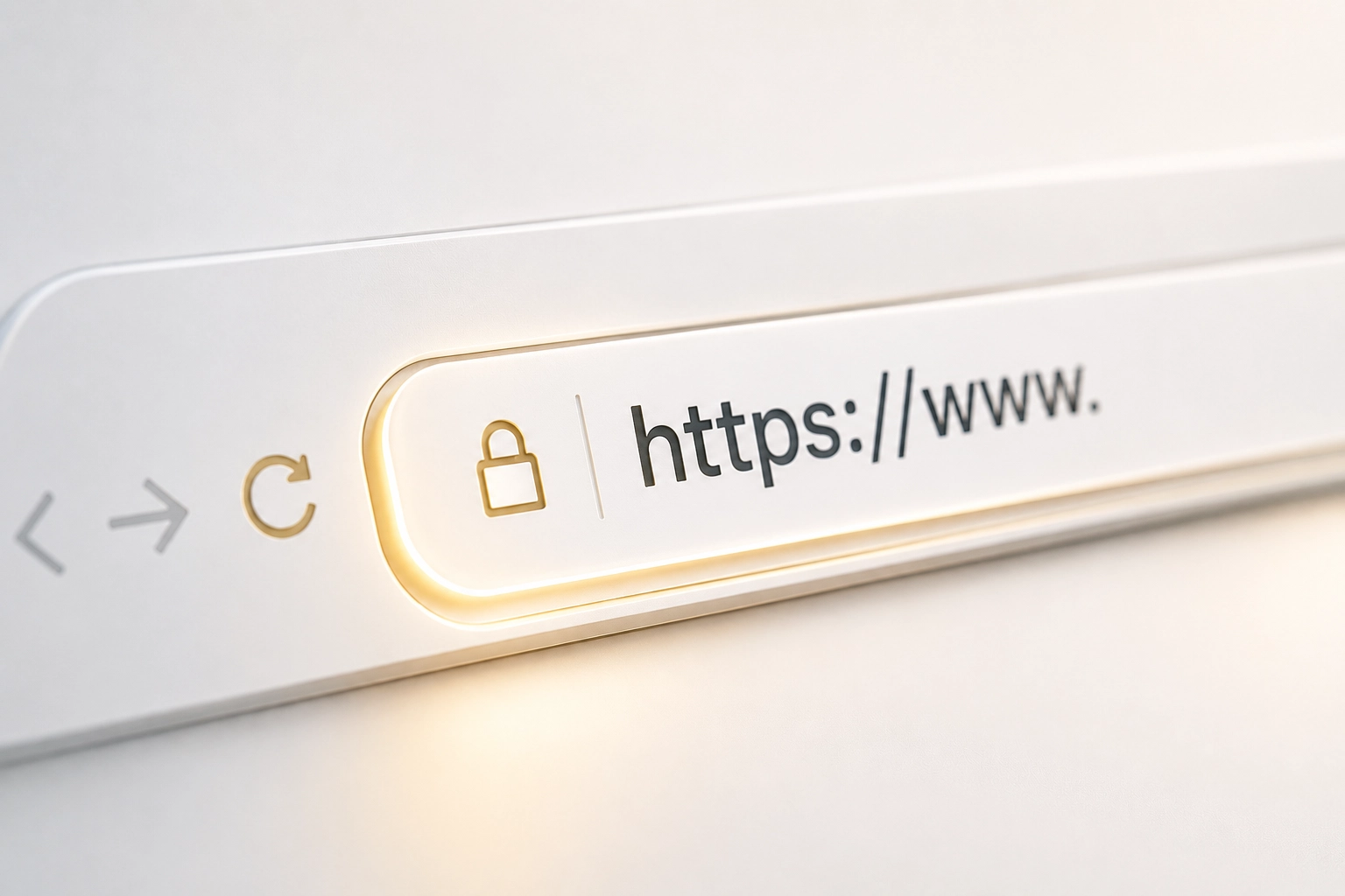 Der anfang einer Domain. Der Text "https://www." ist in der Suchleiste zu sehen